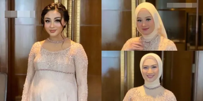 Nggak Kalah dari Lesti! 9 Potret Bridesmaid di Akad Nikah Leslar, Dinda Hauw Cantik Manglingi - Margin Wieheerm Pamer Babybump