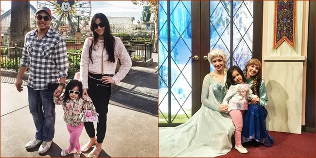 Nia Ramadhani - Ardie Bakrie Ajak Putri Lucunya ke Disneyland