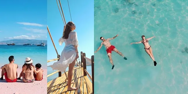 Nikmati Indahnya Labuan Bajo, Bunga Citra Lestari Hot Berbikini