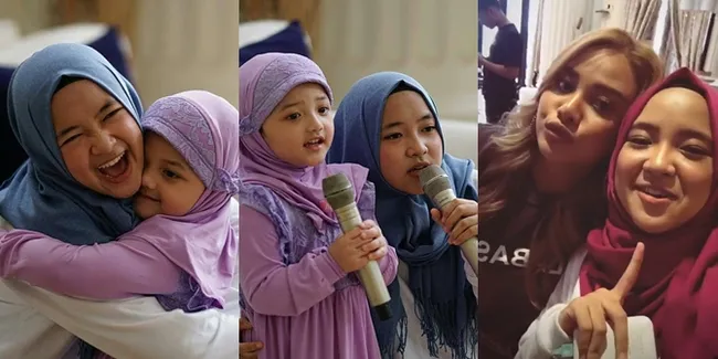 Nissa Sabyan di Rumah Ashanty, Nyanyi Bareng Arsy - Dirias Aurel