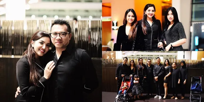 Nuansa Hitam Elegan, Perayaan Ultah Anang Ke-49 di Singapore