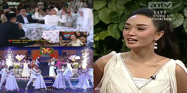 Nyanyi Lagu Akad, Ini Pesan Zaskia Gotik di Nikahan Vicky & Angel