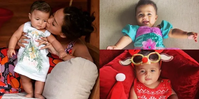 OOTD Baby Indah Kalalo, Dari Daster Sampai Kostum Putri Duyung