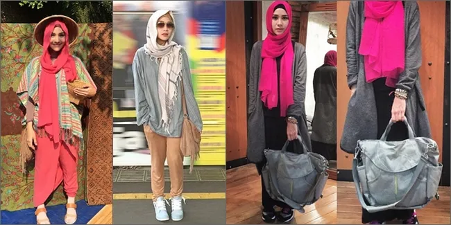 Outfit Cantik Zaskia Mecca, Bukti Hijab Makin Simpel & Stylish!