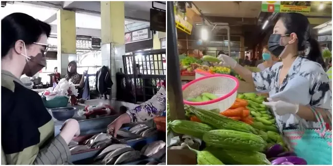 Padahal Punya Suami Tajir, Namun Sederet Selebriti Ini Nggak Gengsi Belanja Sendiri ke Pasar Tradisional