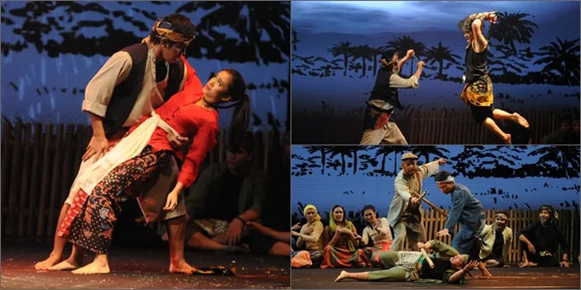 Pagelaran Silat Betawi di Teater Abnon Cetusan Maudy Koesnaedi