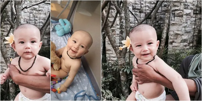 Pakai Bunga di Telinga, James Anak Dahlia Poland Asli Nggemesin