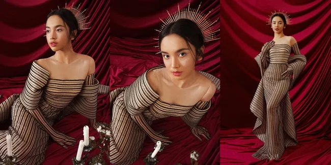 Pakai Dress ala 'Lapis Legit', 8 Potret Lyodra Ginting Dalam Photoshoot Terbaru yang Curi Perhatian Netizen