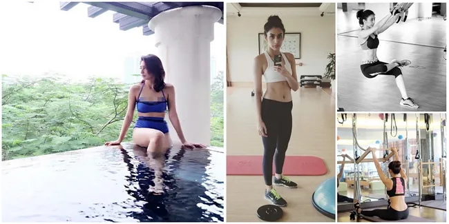 Pamer Perut-Swimsuit, Work Out Ala Tyas Mirasih Bikin Gagal Fokus