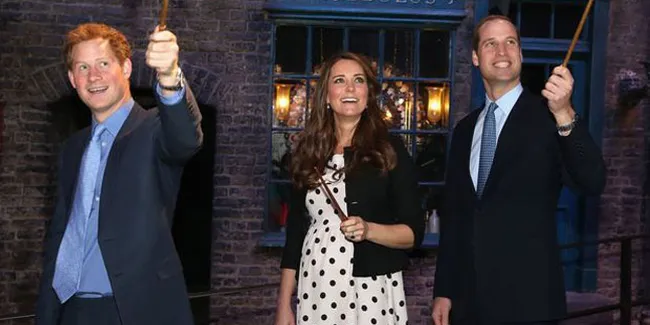 Pangeran William - Kate Middleton Jadi Harry Potter Sehari