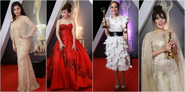 Parade Gaun Megah di Red Carpet AMI Awards 2016, Cantik Abis!