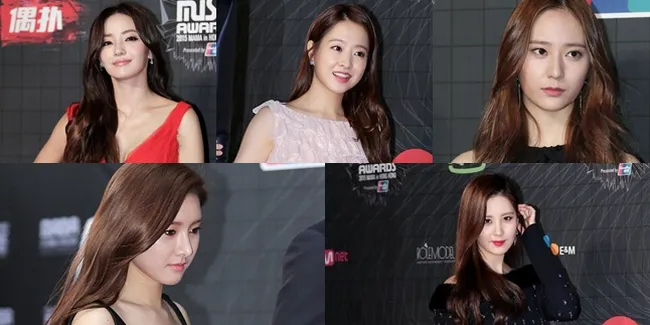 Parade Gaun Mewah Elegan Red Carpet MAMA 2015, Cantik Maksimal