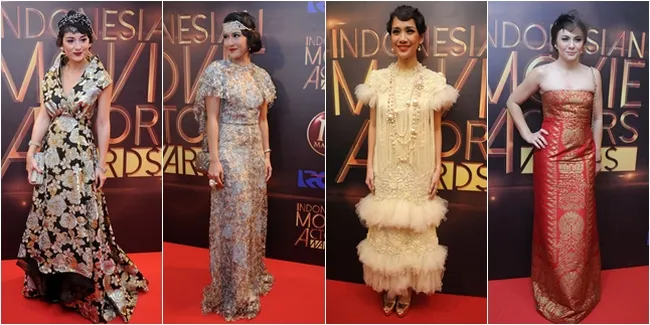 Parade Kemewahan Red Carpet IMA 2016, Dian Sastro Pamer Punggung!