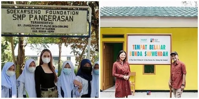 Peduli Terhadap Pendidikan Anak Indonesia, 6 Selebriti Ini Bangun Sekolah yang Layak Untuk Siswa Menuntut Ilmu
