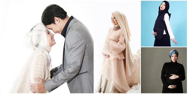 Pemotretan Kehamilan Natasha Rizki, Cantik Anggun Berbalut Hijab