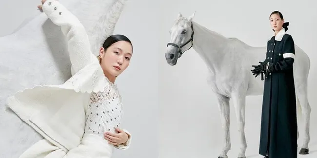 Pemotretan Kim Go Eun dengan Kuda Maximus, Kanjeng Ratu Republic Corea