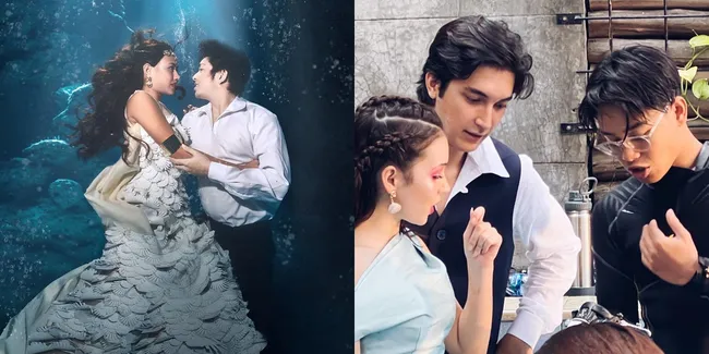 Pemotretan 'Little Mermaid' Ala Selebritis Indonesia, Ada Pasangan Sandrinna Michelle dan Junior Roberts
