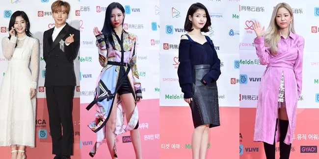 Penampilan Para Idola di Red Carpet 7th GAON Chart Music Awards