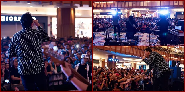 Penampilan Tulus di JakCloth Lebaran 2014 - Dipenuhi Fans Wanita