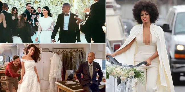 Pengantin-Pengantin Cantik Paling Bikin 'Gempar' di Tahun 2014