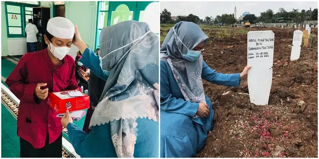 Penuh Haru, Potret Ikke Nurjanah di Momen 7 Hari Kepergian Almarhum Ayah - Nyekar Hingga Santuni Anak Yatim