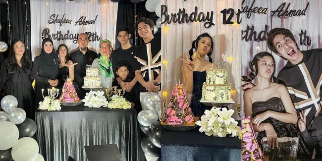 Perayaan Ultah ke-12 Safeea Ahmad, Cantik Pakai Dress Hitam - Disorot Karena Dianggap Tak Sesuai Umur