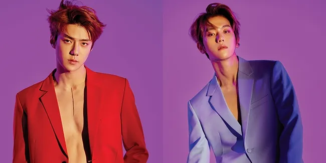 Pesona Member EXO di Foto Teaser 'Love Shot', Ada yang Pamer Abs!