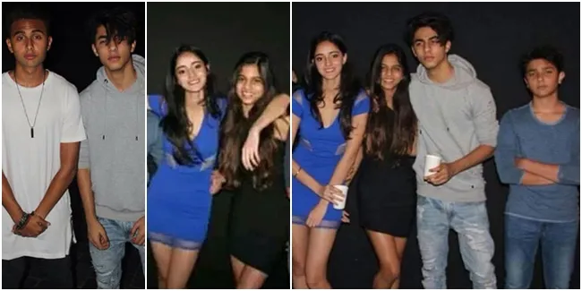 Pesta Seru, Aryan Khan dan Suhana Hangout Bareng Ibrahim Khan