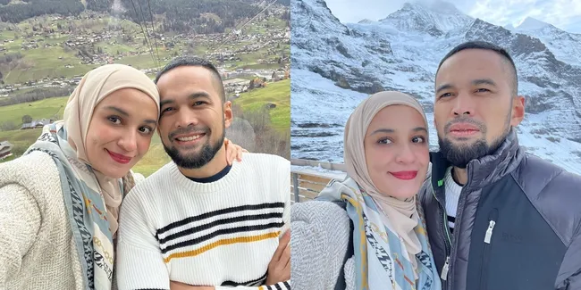 Phobia Ketinggian, Ini Potret Kocak Teuku Wisnu Diajak Shireen Sungkar Naik Cable Car di Swiss - Hanya Terdiam Sampai Meriang