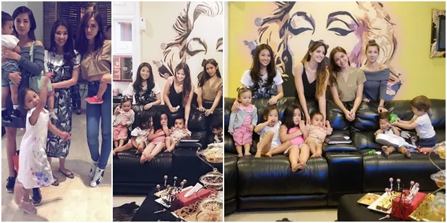 Playdate Anak Jedar-Sarwendah-Jennifer di Rumah Nia Ramadhani