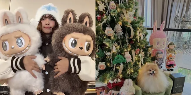 Pohon Natal di Rumah Lisa BLACKPINK, Penuh Boneka Labubu dan Detail Mengagumkan