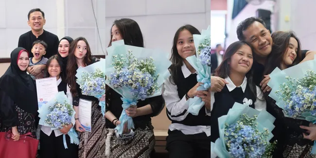 Pontang-panting Pulang dari Palestina, 7 Potret Zaskia Adya Mecca dan Hanung Bramantyo Hadiri Wisuda Anak Tepat Waktu