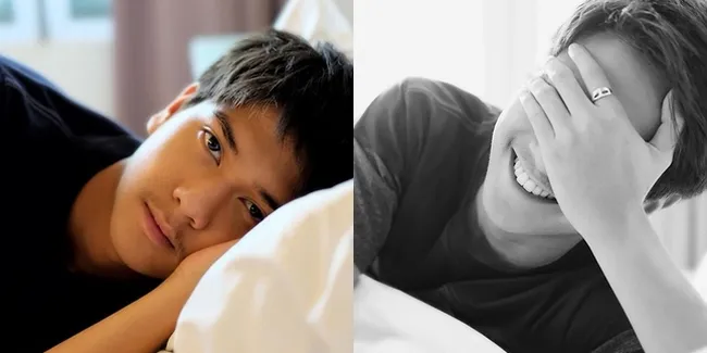 Pose di Tempat Tidur, Tatapan Mata Iqbaal Ramadhan Bikin Meleleh!