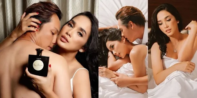 Pose Hot Ussy Sulistiawaty dan Andhika Pratama di Kamar, Menggebu Bak Pengantin Baru