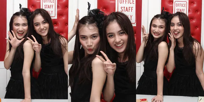 Pose Imut Nabilah dan Melody JKT48 Saat Rilis Setlist Baru