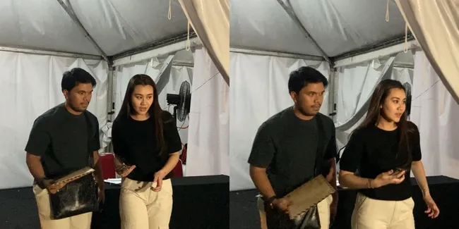 Potret Aaliyah Massaid & Thariq Halilintar Kedapatan Nonton Coldplay di GBK, Irit Bicara Kepada Awak Media