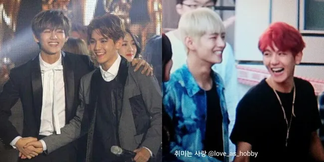Potret Akrab Baekhyun EXO dan V BTS yang Dulu Sering Dibilang Mirip, Bikin Hati Fans Hangat