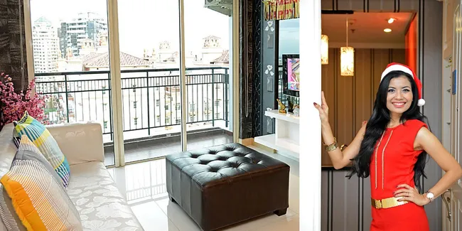 Potret Apartemen Rizma Simbolon - Nuansa Natal dan Tahun Baru