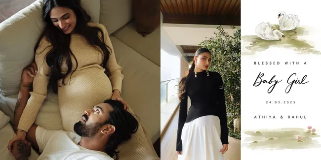 Potret Athiya Shetty Melahirkan Anak Pertama dari Pernikahannya dengan KL Rahul, Seorang Bayi Perempuan