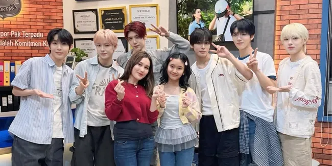 Potret Ayu Ting Ting dan Bilqis Happy Banget Ketemu NCT Wish, Bikin NCTzen Iri