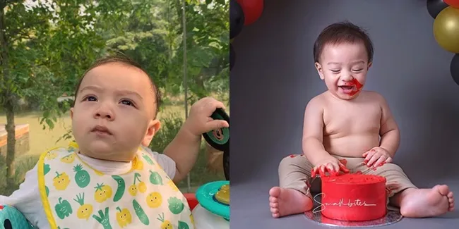 Potret Baby Air yang Selalu Bikin Gemas Netizen, Cium Diri Sendiri Lewat Kaca - Wajah Datar dan Melongo Lucu