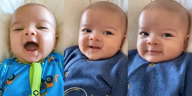 Potret Baby Zhavi Anak Bungsu Fairuz A Rafiq & Sonny Septian, Hampir 3 Bulan dan Senyumnya Ganteng Banget