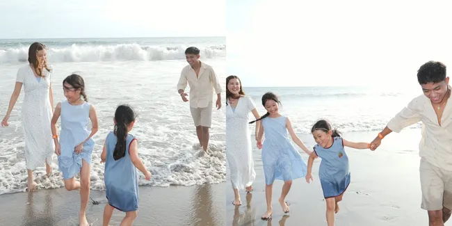 Potret Bahagia Sarwendah di Bali Bersama Anak yang Bikin Netizen Terharu, Betrand Peto Diminta Kuat Buat Bunda dan Adik