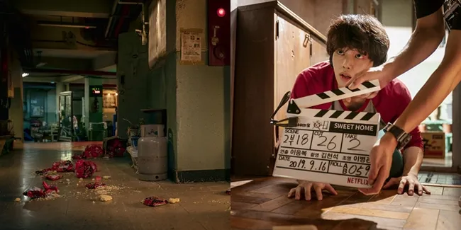Potret Behind The Scene NETFLIX - SWEET HOME, Apartemen yang Memang Bikin Ngeri - Para Aktor yang Serius Berakting