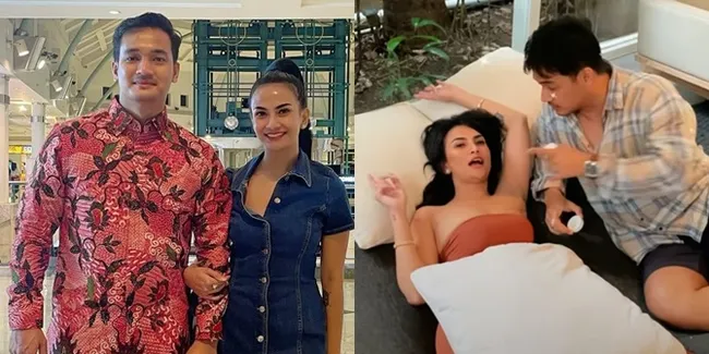 Potret Bibi Ardiansyah Gosok-Gosok Ketiak Vanessa Angel, Tangannya Nyerempet ke Mana-Mana Bikin Netizen Ngakak
