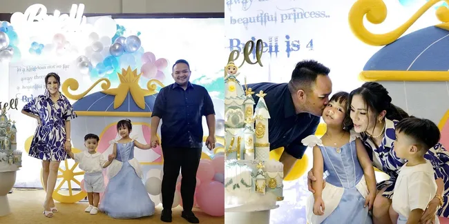 Potret Briell Anak Pertama Momo Geisha Menjelma Jadi Cinderella di Pesta Ulang Tahunnya yang Ke-4, Makin Cantik Dan Menggemaskan