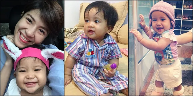 Potret Cantik Megumi Sachi, Balita Gembul Desta - Natasha Rizki