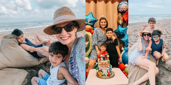Potret Carissa Putri Liburan di Bali Bareng Anak-anak, Ultahnya September Semua!