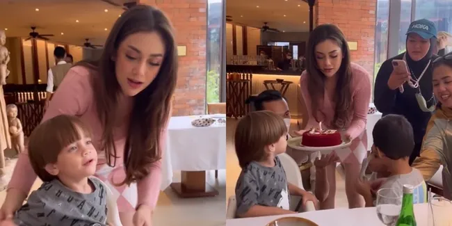 Potret Celine Evangelista Rayakan Ulang Tahun Baby Koa yang ke-3, Tak Ada Stefan William