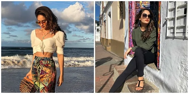 Potret Cinta Laura Saat Liburan ke Amerika Selatan, Pamer Abs!